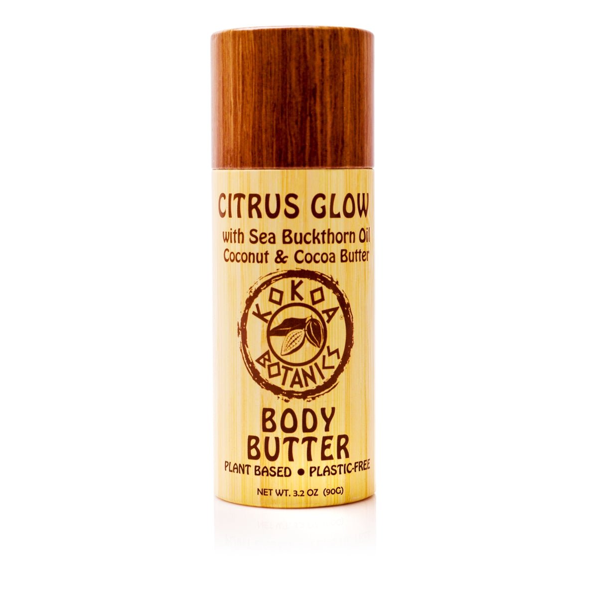 Citrus Glow - Lotion Bar - Moisturizer - Plastic-Free 3.2 oz by Kokoa Botanics