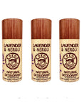 LAVENDER & NEROLI - Natural Deodorant - Sport - Aluminum-Free - Plastic-Free 3.2 oz by Kokoa Botanics