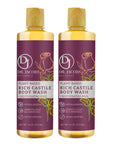 Rose Glow Castile Body Wash, Shampoo, & Shaving Lather