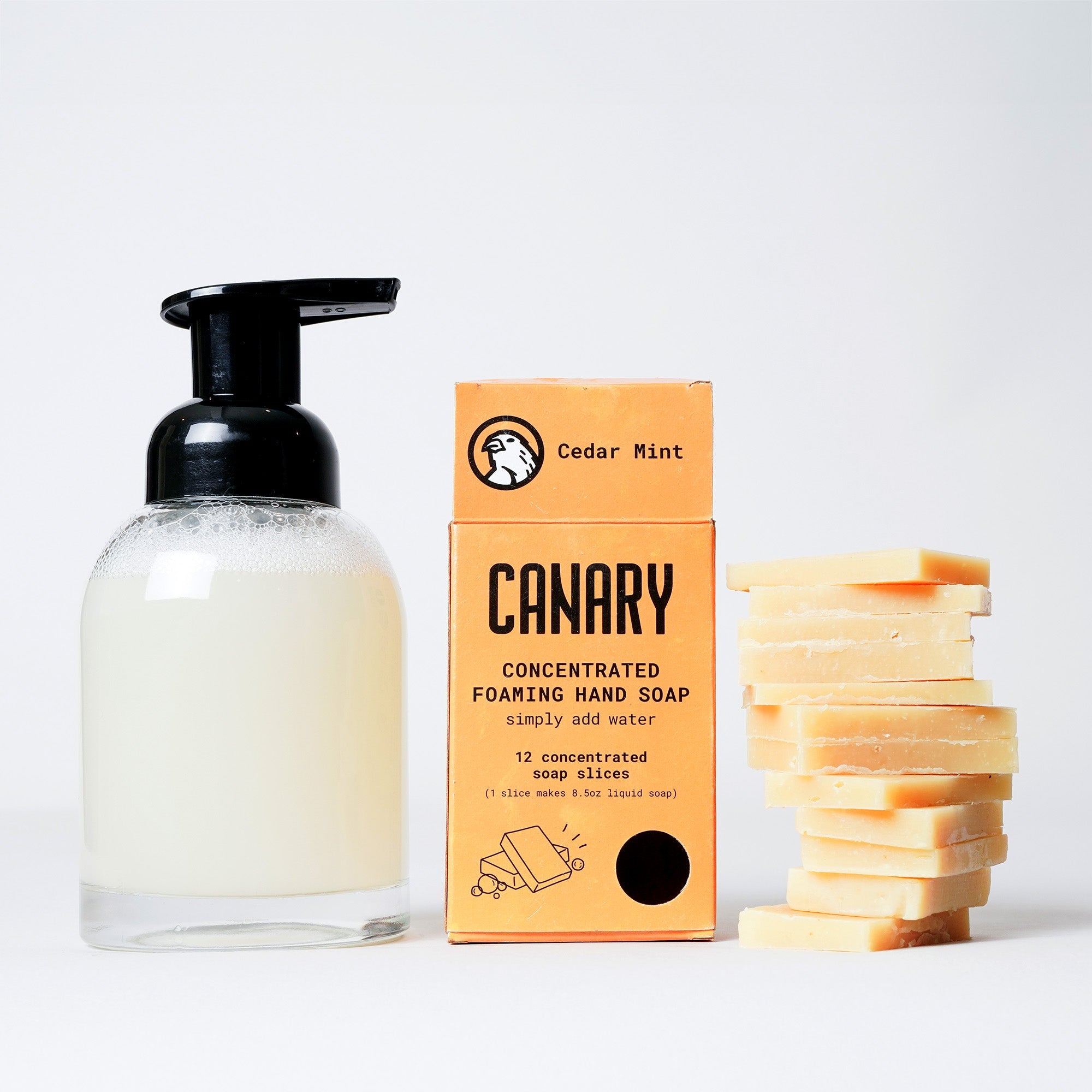 Cedar Mint Concentrated Hand Soap Refill Bars by Canary