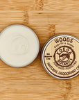 WOODS with Cedar and Juniper - Natural Deodorant Cream - Aluminum-Free - 2.5 oz by Kokoa Botanics