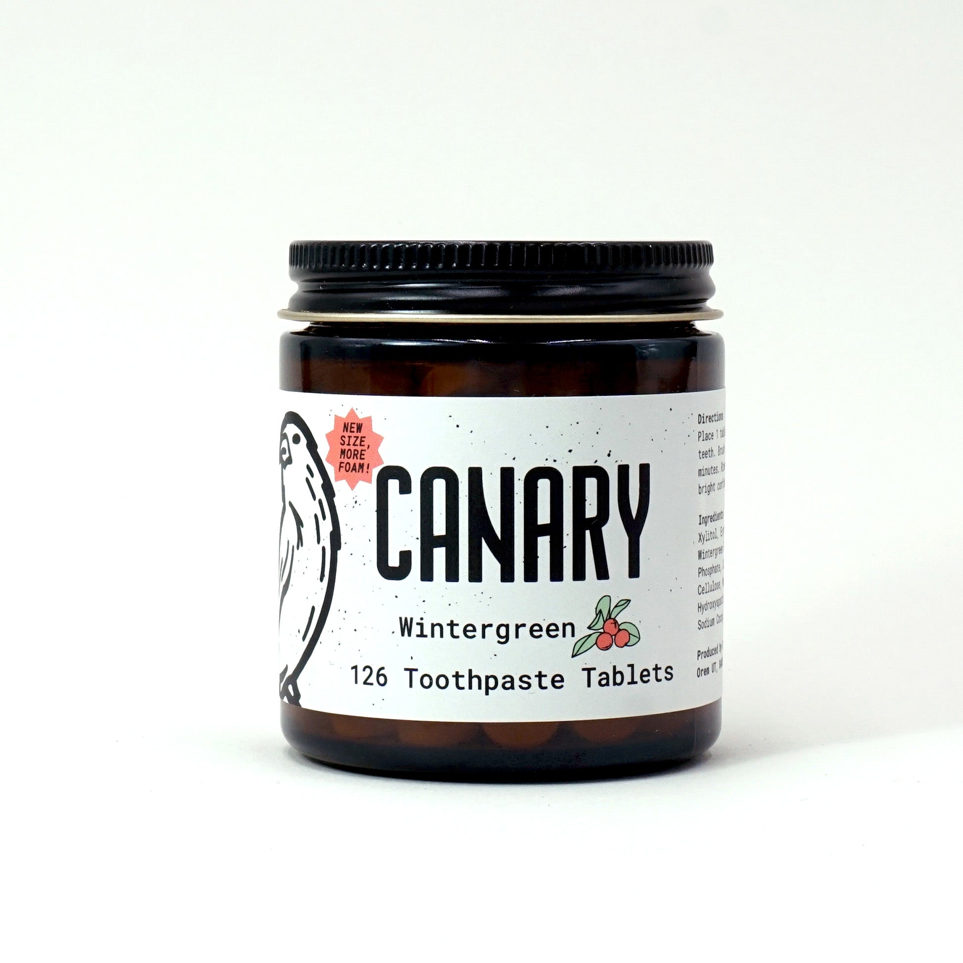 Wintergreen Toothpaste Tablets by Canary