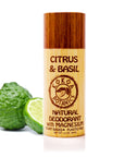 CITRUS & BASIL - Natural Deodorant Aluminum-Free - Plastic-Free by Kokoa Botanics