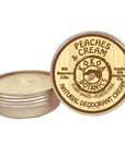 Peaches and Cream - Natural Deodorant Cream - Baking Soda Free - 2.5 oz