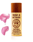 ROSE and VETIVER - Natural Deodorant - Plastic-Free - Aluminum-Free - 3.2 oz by Kokoa Botanics