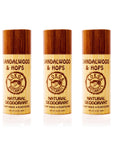 Natural Deodorant - Sandalwood and Hops – Plastic Free 3.2 oz by Kokoa Botanics