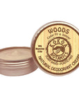 WOODS with Cedar and Juniper - Natural Deodorant Cream - Aluminum-Free - 2.5 oz by Kokoa Botanics