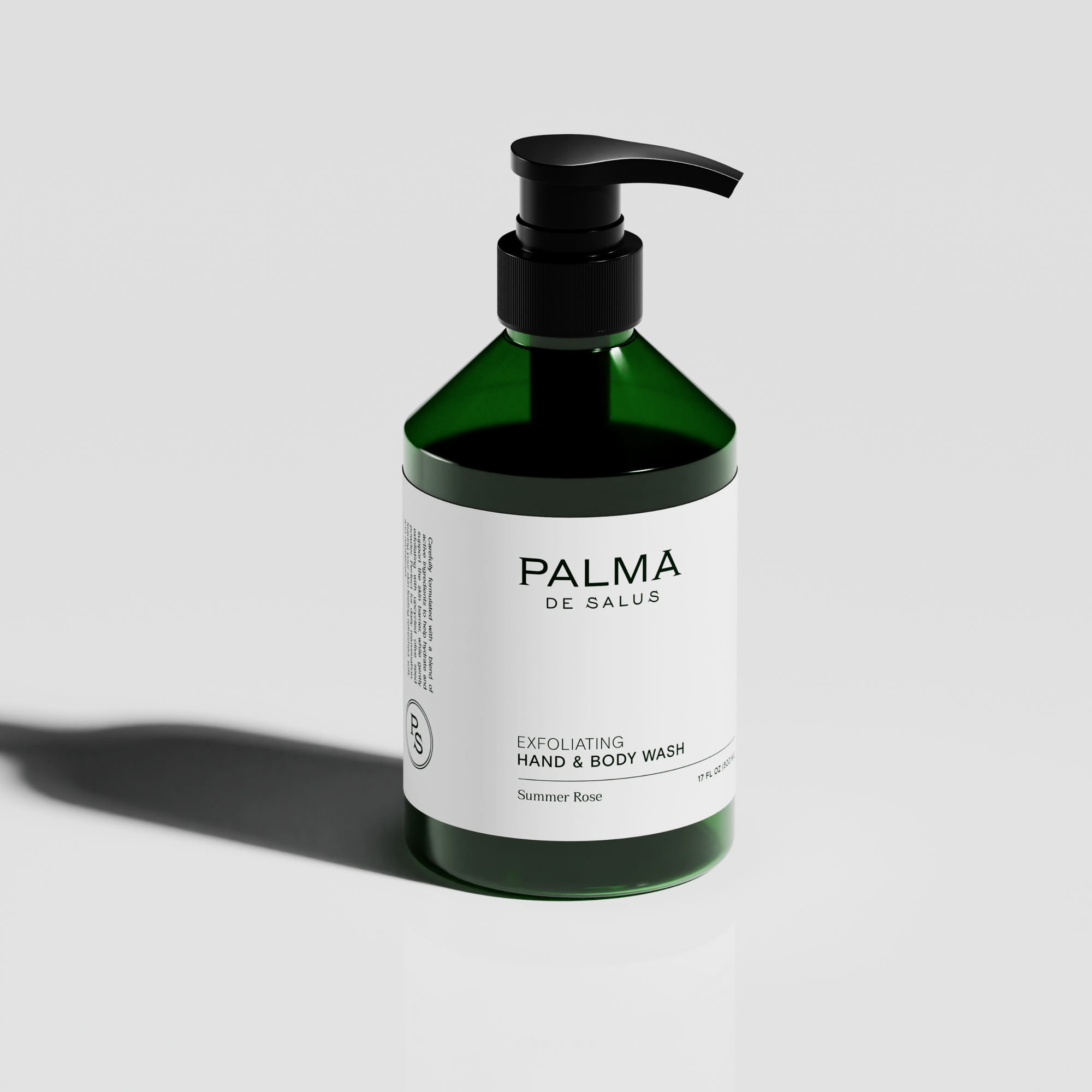 Plant-Based Summer Rose Exfoliating Hand &amp; Body Wash