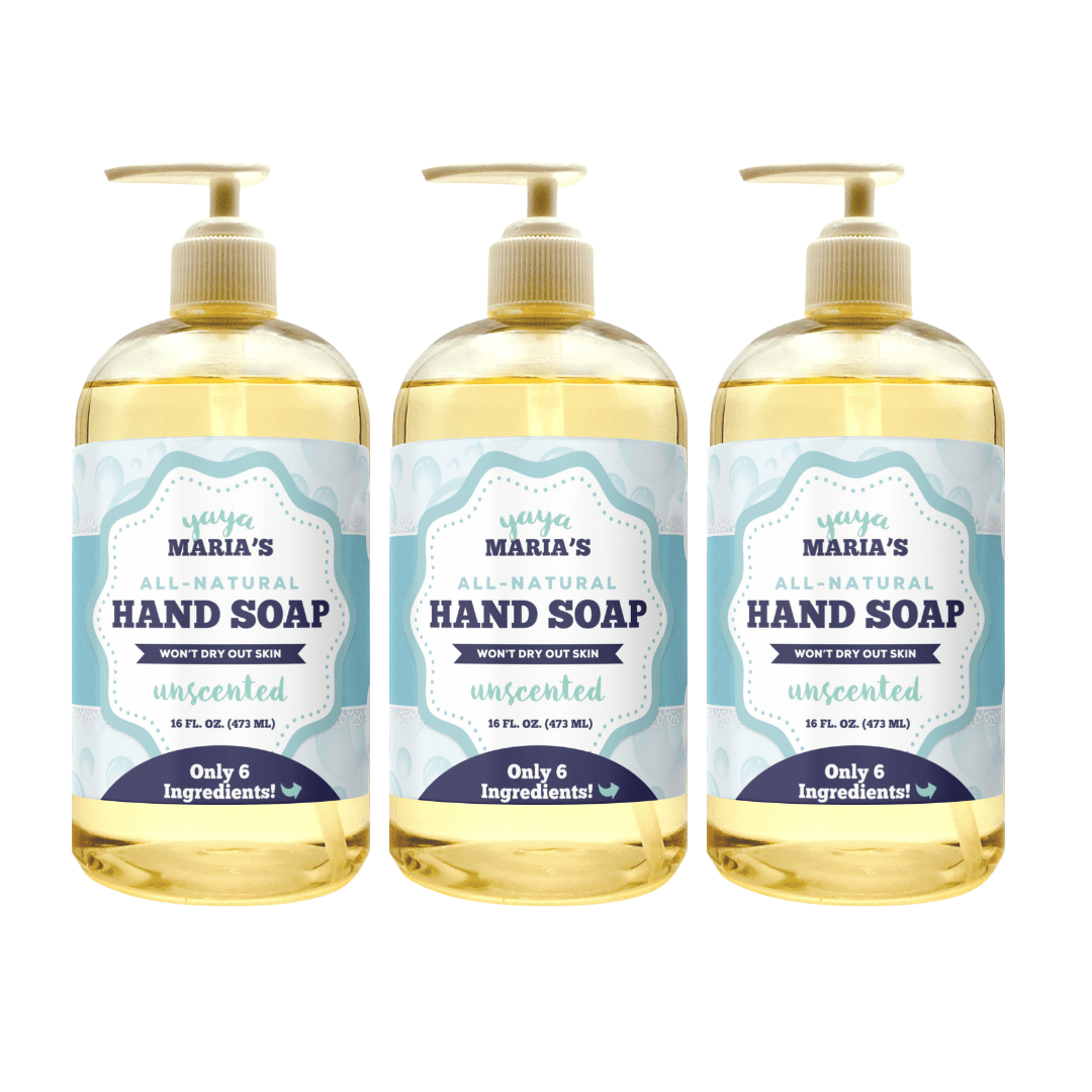 Natural Hand Soap (16 fl oz) by Yaya Maria&#39;s