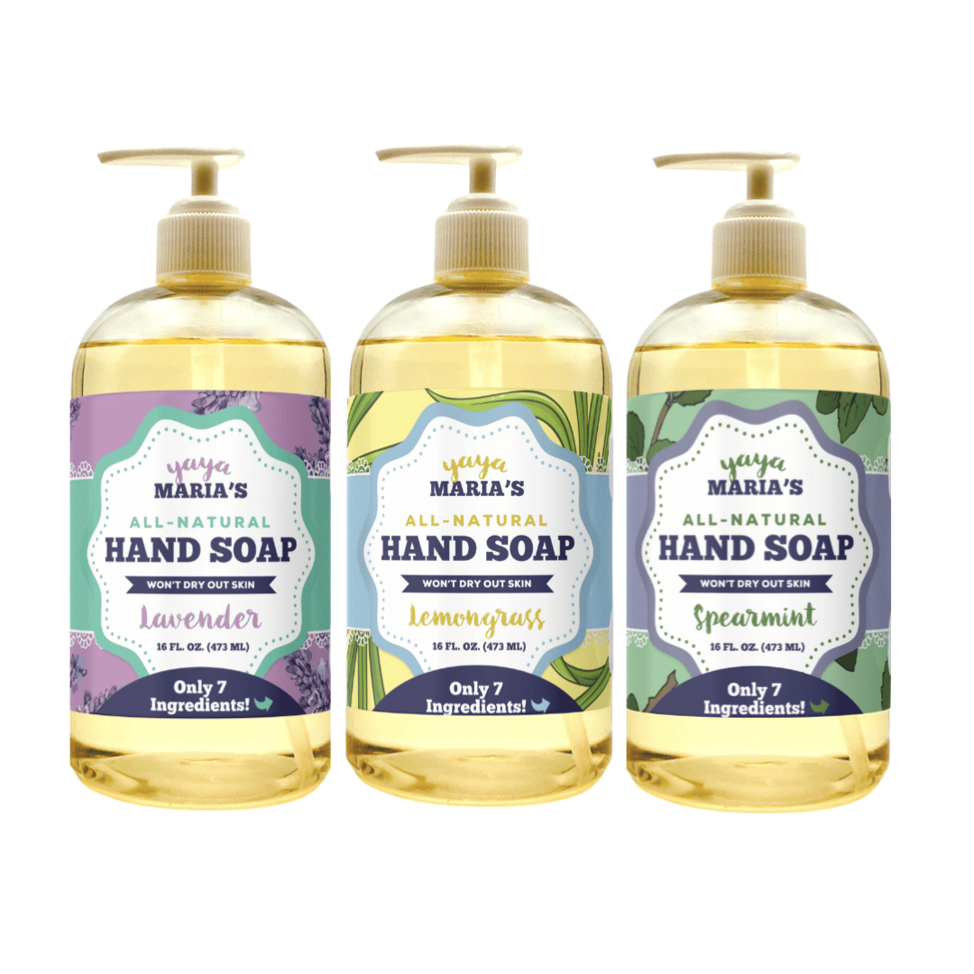 Natural Hand Soap (16 fl oz) by Yaya Maria&#39;s