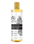 Raw Black Soap Clarifying Body Wash, Shampoo, and Shaving Lather