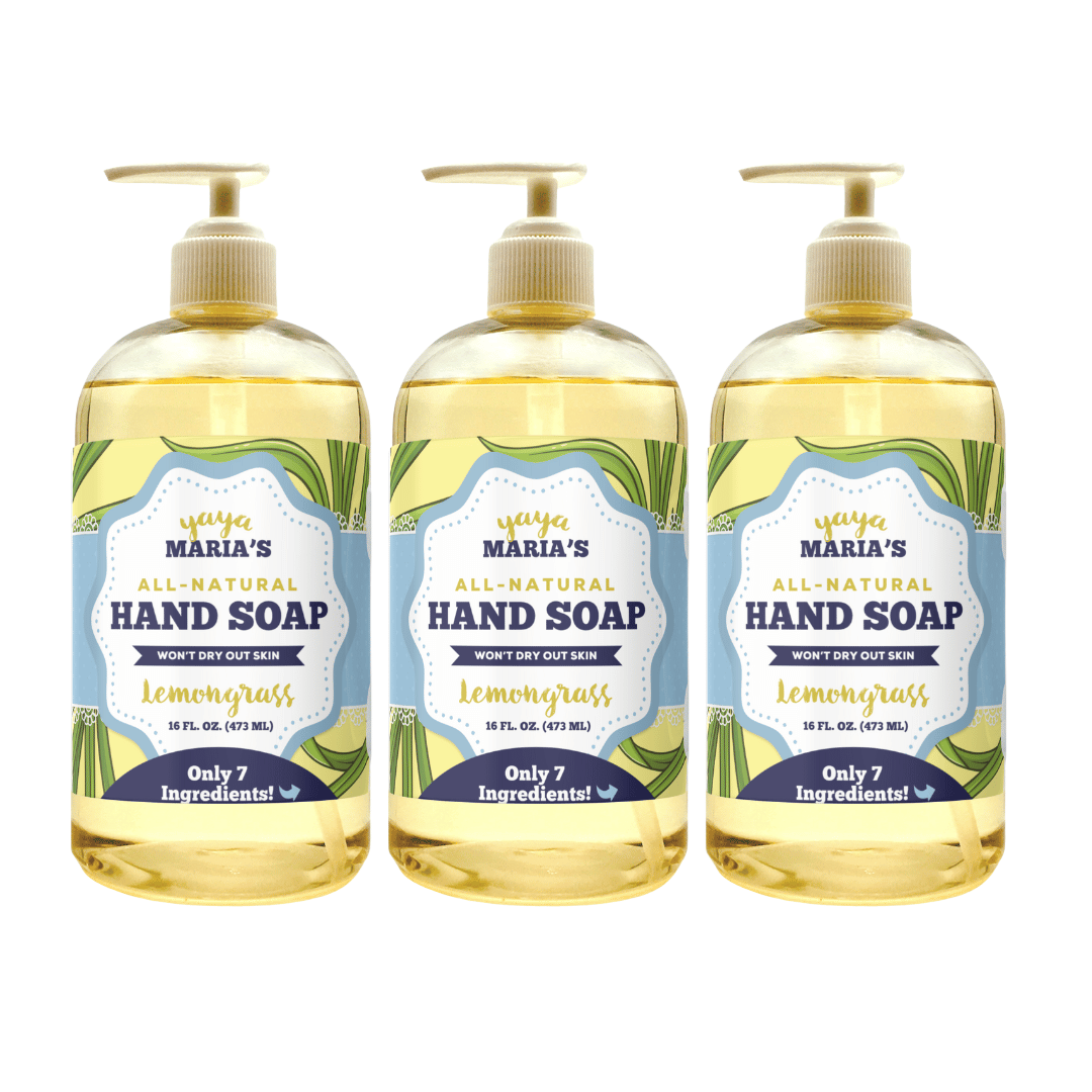 Natural Hand Soap (16 fl oz) by Yaya Maria&#39;s