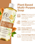 Almond All in 1 Castile Soap - Thin Formula by Dr. Jacobs Naturals
