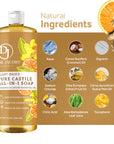Orange & Ginger All in 1 Castile Soap - Thin Formula by Dr. Jacobs Naturals