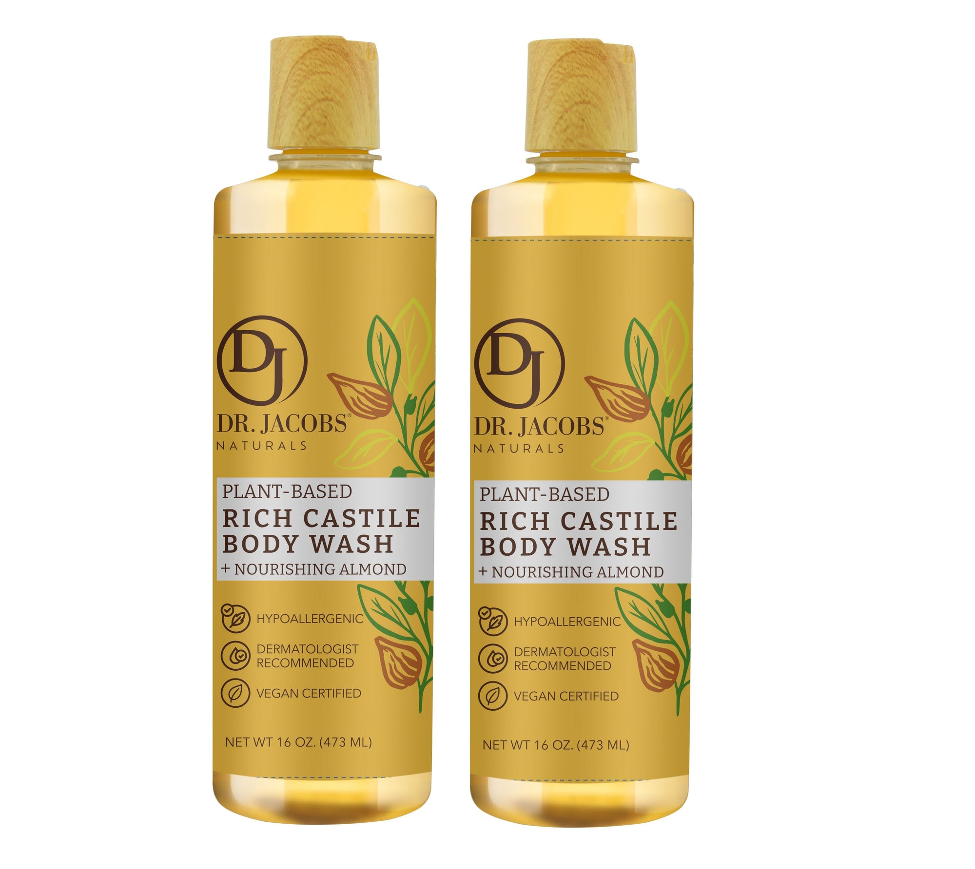 Almond Soft Skin Castile Body Wash, Shampoo, &amp; Shaving Lather