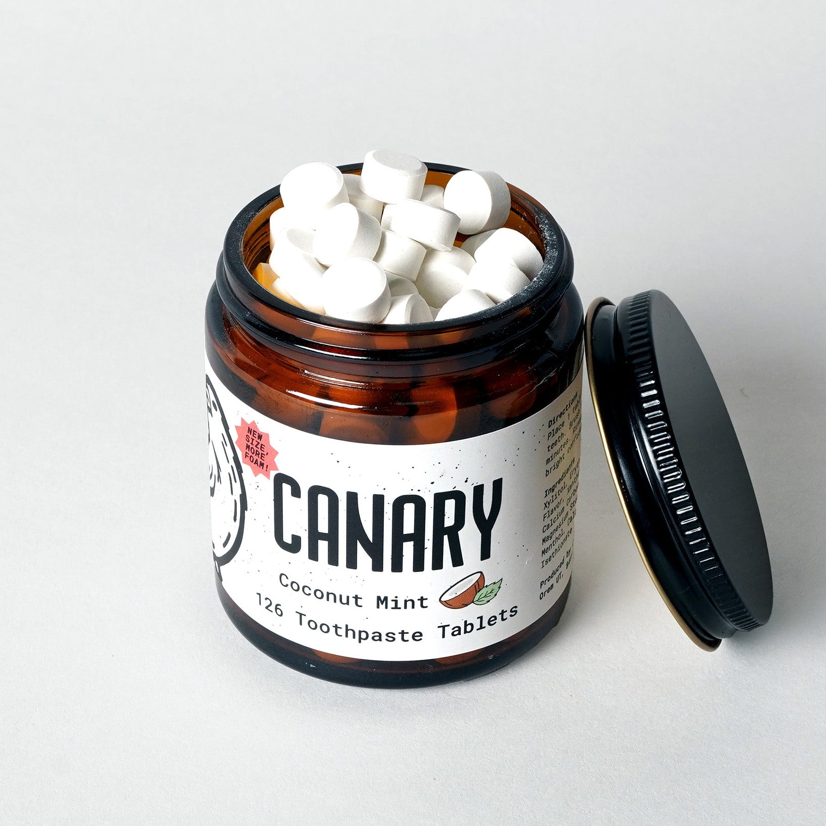 Coconut Mint Toothpaste Tablets for Eco-Friendly Hygiene