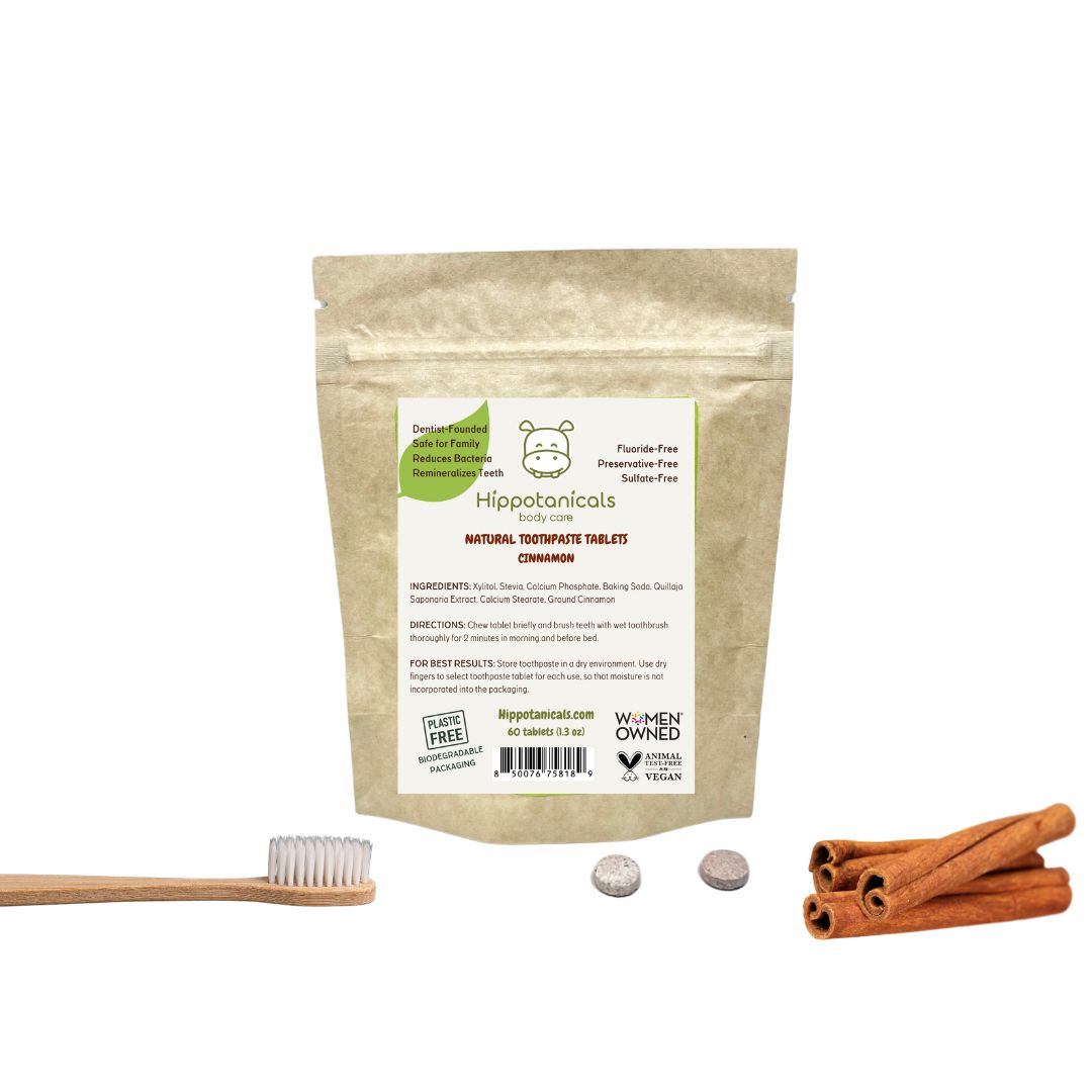 Fluoride-Free Cinnamon Toothpaste Tablets
