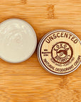 Unscented - Natural Deodorant Cream - Aluminum-Free - Plastic-Free 2.5 oz