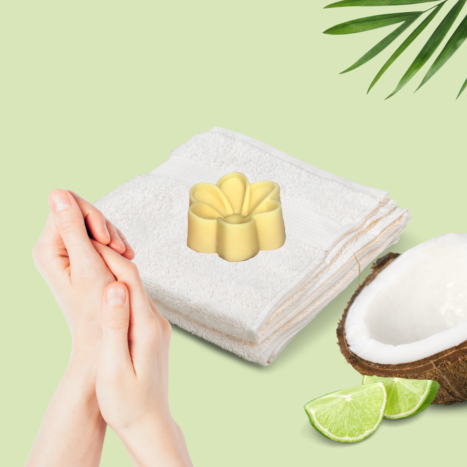 Flower Shaped Lotion Bar by Hippotanicals