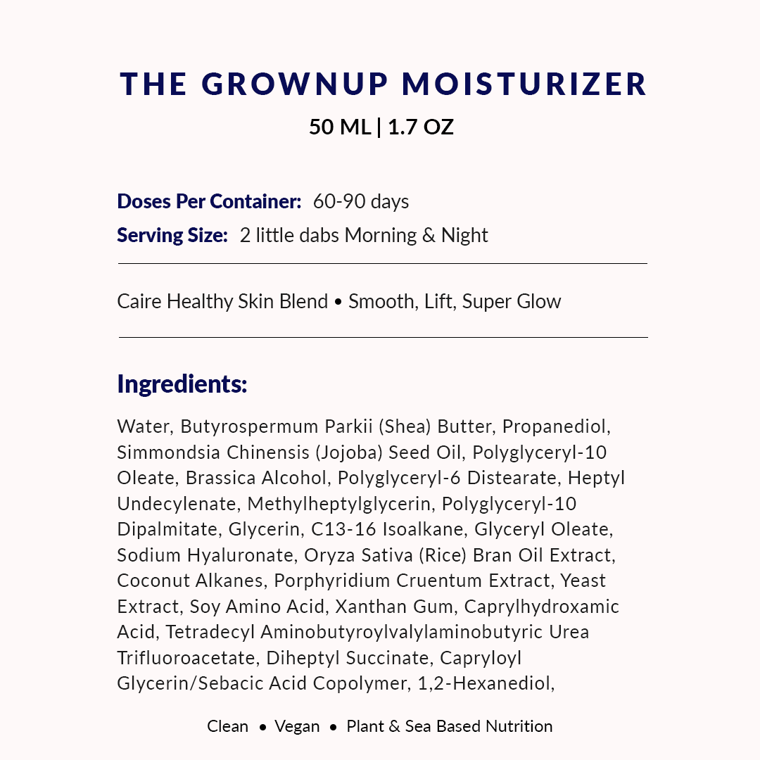 Full Size Trio: Theorem Serum Boost 30mL + Triple Lift Molecule Mask 40 mL + Grownup Moisturizer 50 mL