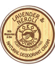 Lavender & Neroli - Natural Deodorant Cream - Aluminum-Free - 2 oz