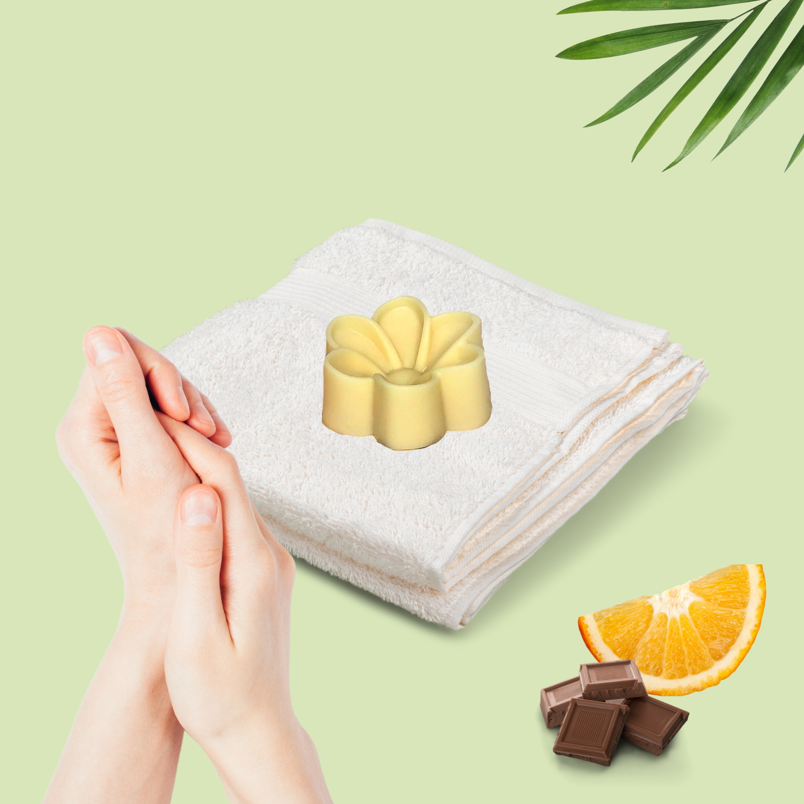 Flower Shaped Lotion Bar by Hippotanicals