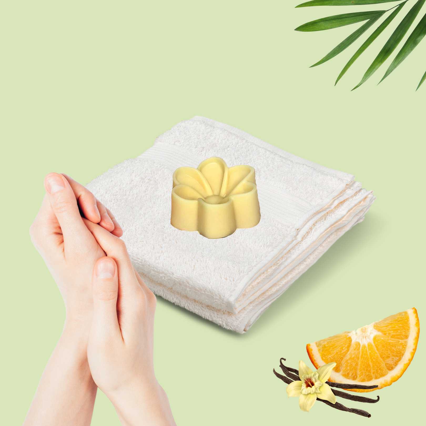 Flower Shaped Lotion Bar by Hippotanicals