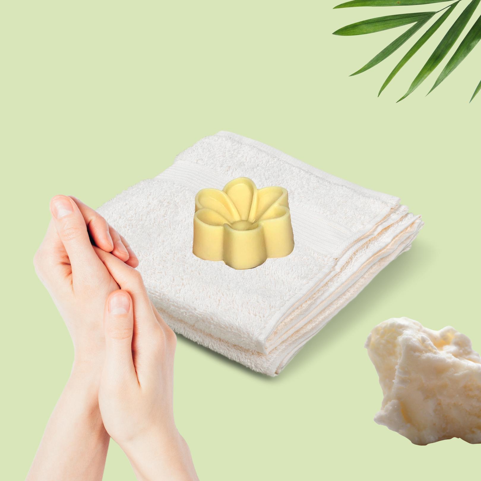 Flower Shaped Lotion Bar