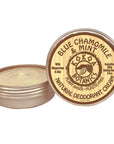 BLUE CHAMOMILE & MINT- Natural Deodorant Cream - Sensitive Skin – Baking Soda-Free  2.5 oz