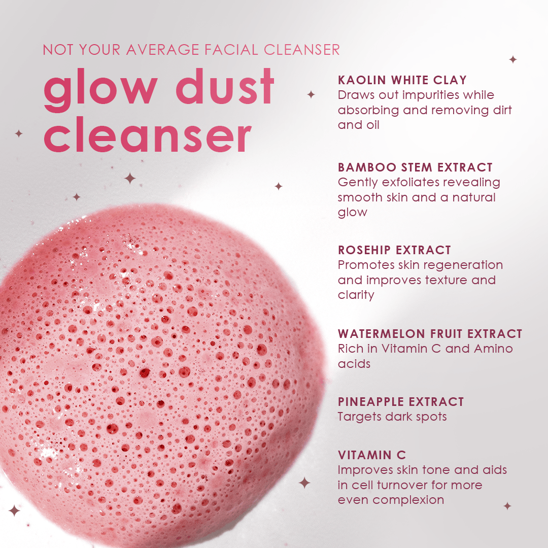 GLOW dust cleanser + exfoliant by LUA skincare