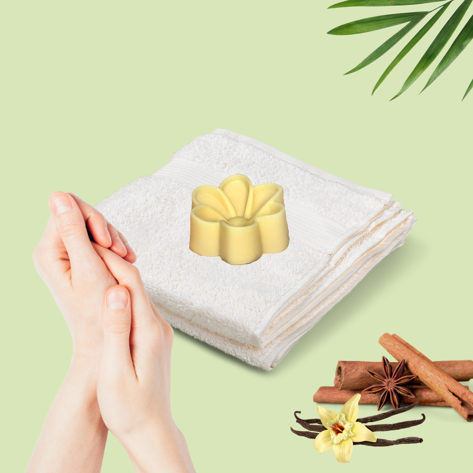 Flower Shaped Lotion Bar by Hippotanicals