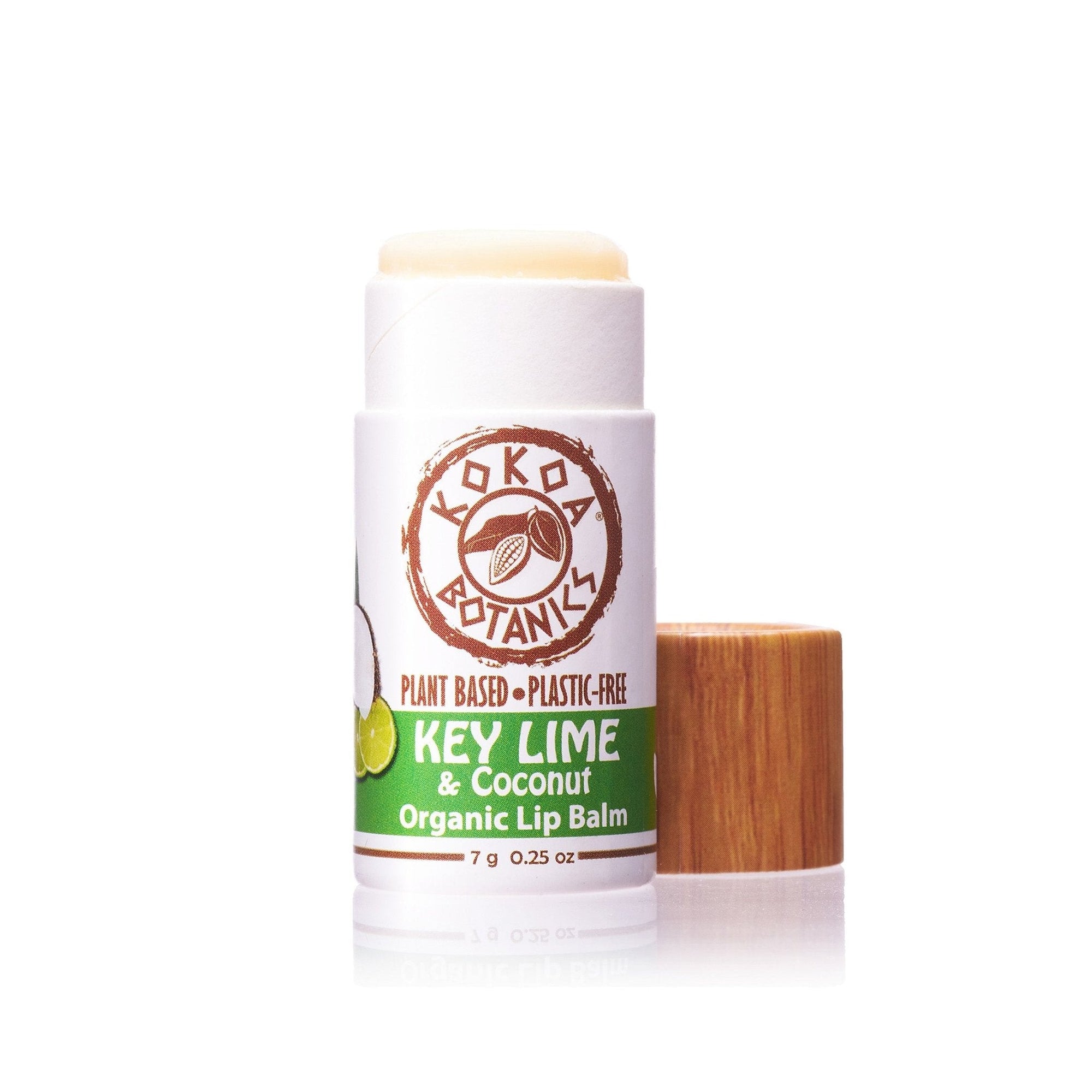 Key Lime - All Natural Lip Balm - Vegan - Plastic Free .25 oz Lip Balms & Treatments